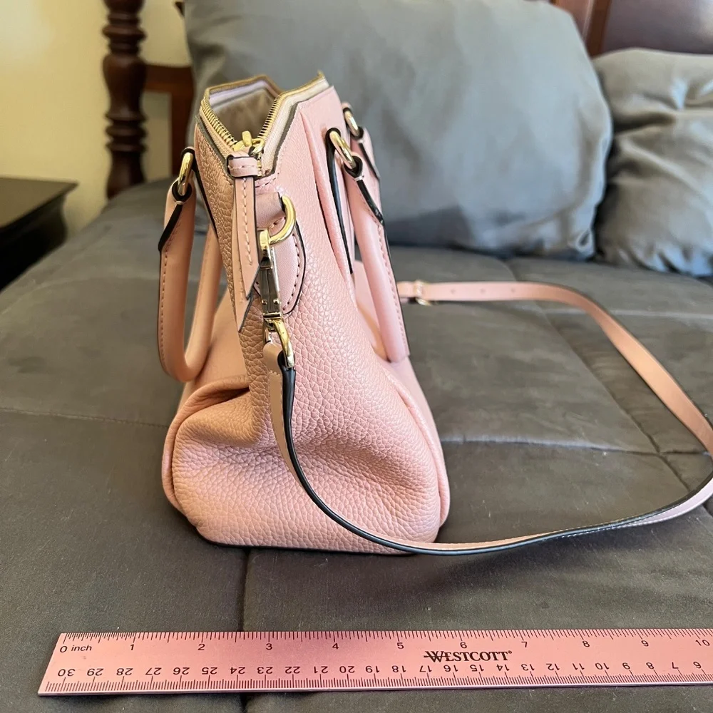 Michael Kors Pink Pebbled Leather Shoulder Satchel